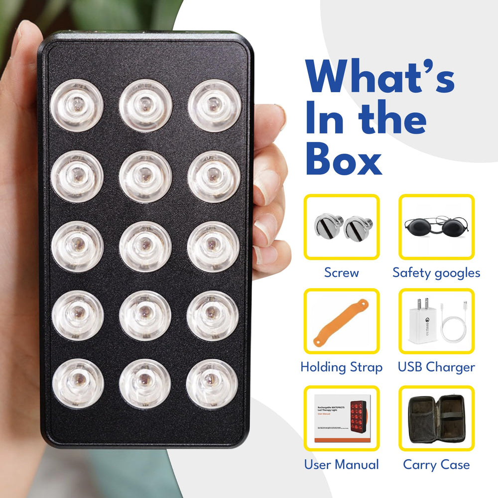 American Wellness Authority red light panel portable and lightweight for home use
