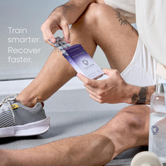 AwakenedCore Hydrogen Tablets labeling highlights NSF and GMP quality assurance.