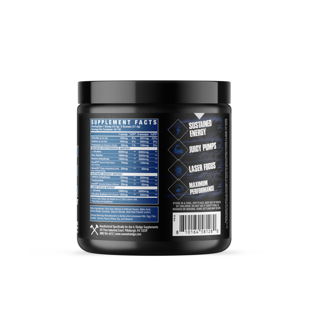 Axe & Sledge Intake sharp focus and clarity for training sessions.