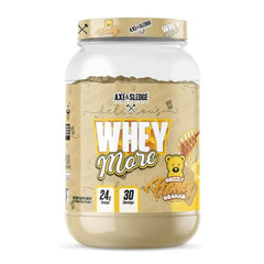 Axe & Sledge Whey More protein shake with rich creamy texture for post workout fueling