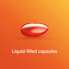 AXIV Daytime Softgels in-use at a desk for focused daytime relief.
