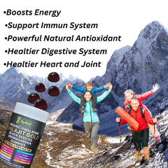 AyBet Shilajit Gold Gummies label notes 75% fulvic acid for nutrient support.