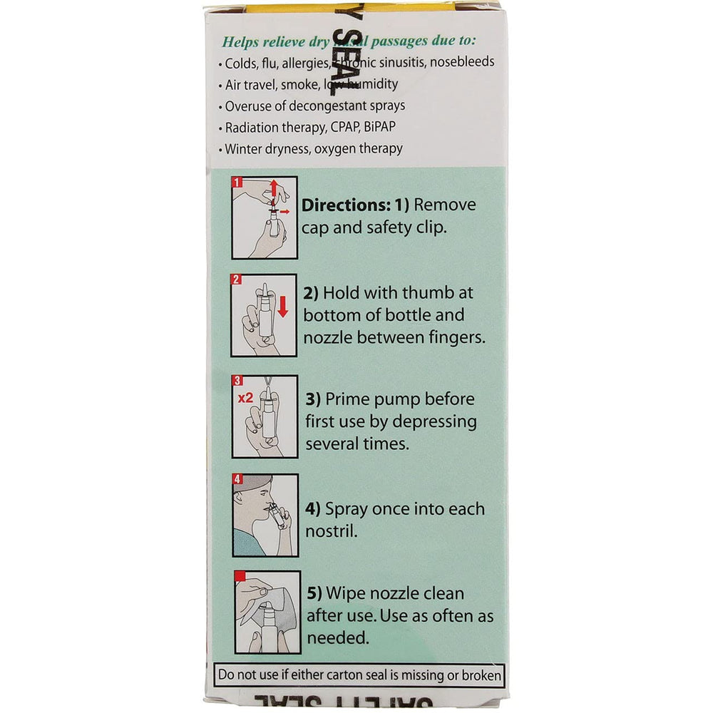 AYR Aloe formula gel spray highlights soothing, hydrating nasal tissues.