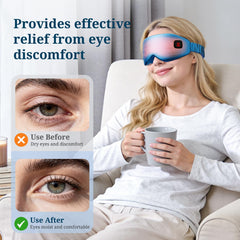 Azang silk eye mask with cooling gel insert for refreshing relief