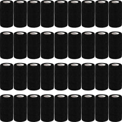 AZEN bandage wrap 4x5yd black roll for quick dressing changes.