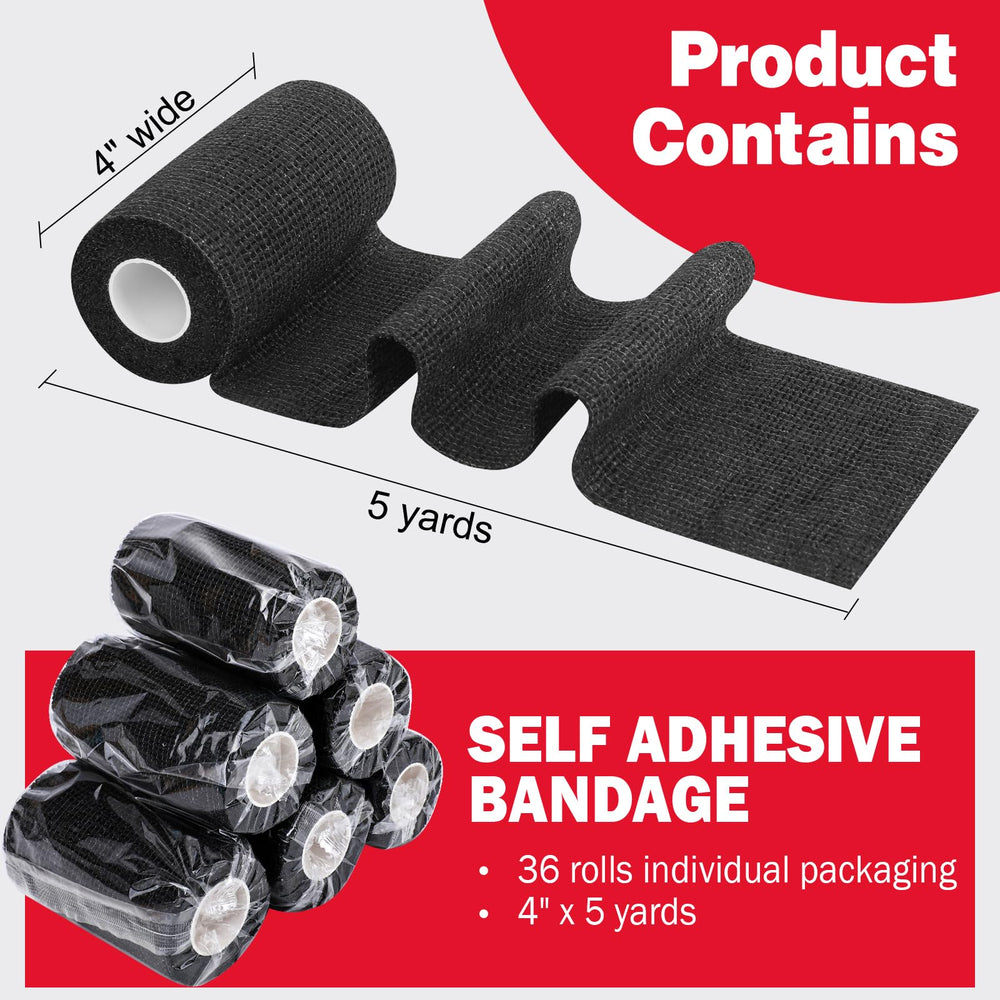AZEN self-adhesive bandage close-up shows breathable fabric.