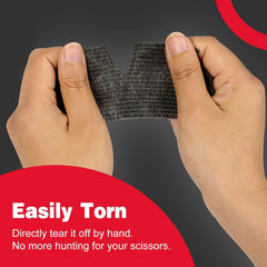 AZEN bandage wrap tears by hand, no scissors or mess
