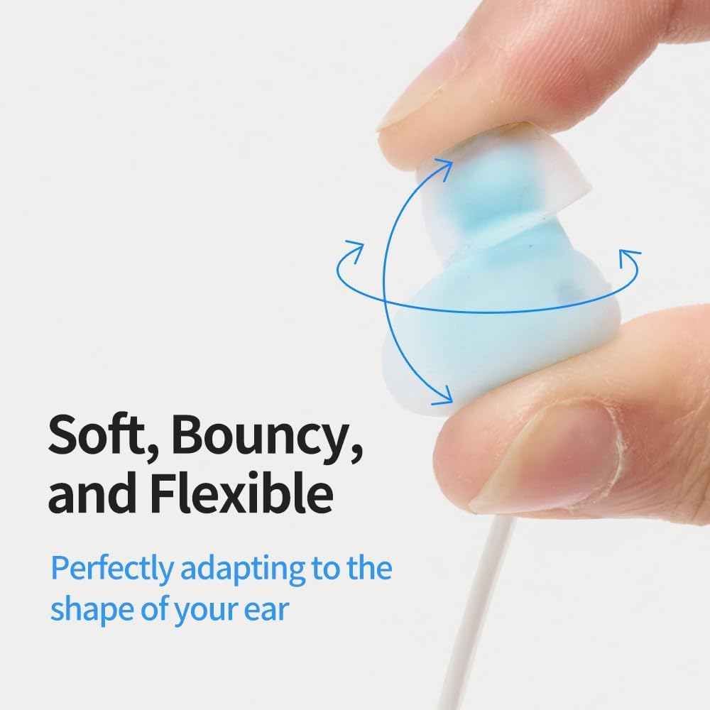 AZLA POM 10S dual-layer noise isolation reduces snoring and surrounding sounds.