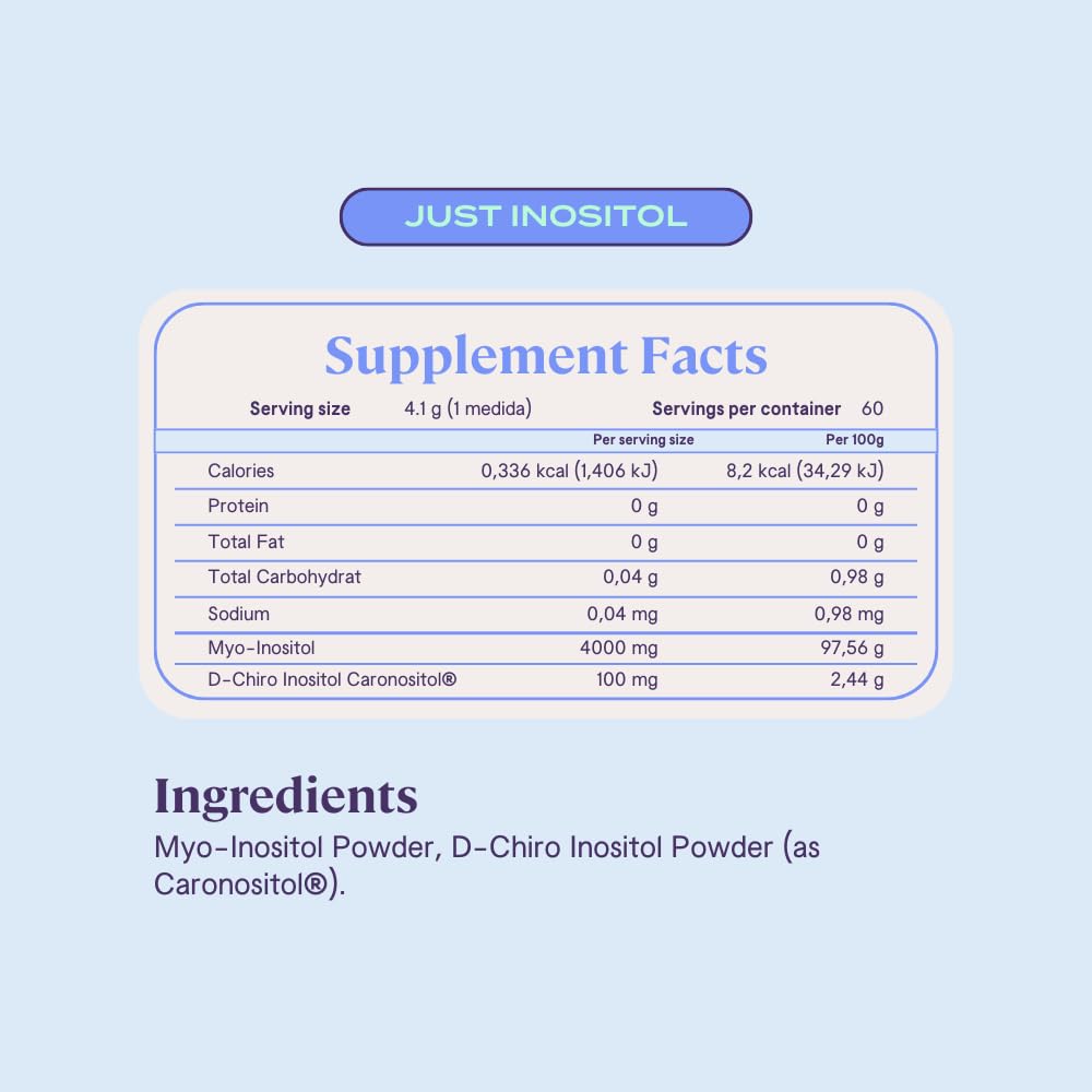 B-FIT B Inositol powder dissolving in beverage with no aftertaste