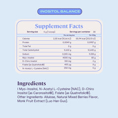 B-FIT B Inositol Balance daily-use jar for routine supplementation