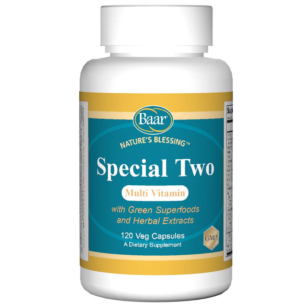 Baar Special Two bottle front view for daily vitamin support.