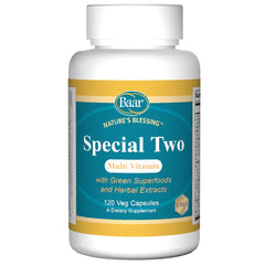 Baar Special Two bottle front view for daily vitamin support.