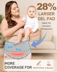 Baby Noah C-Section Belly Binder side strap offers secure adjustable fit.