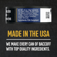 BACC OFF mint pouches opened reveal fresh aroma and pliable texture