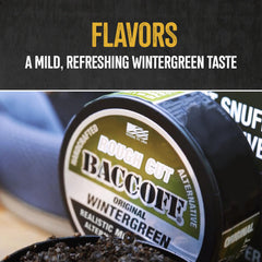 Rough Cut label detail showing food-grade ingredients and craftsmanship