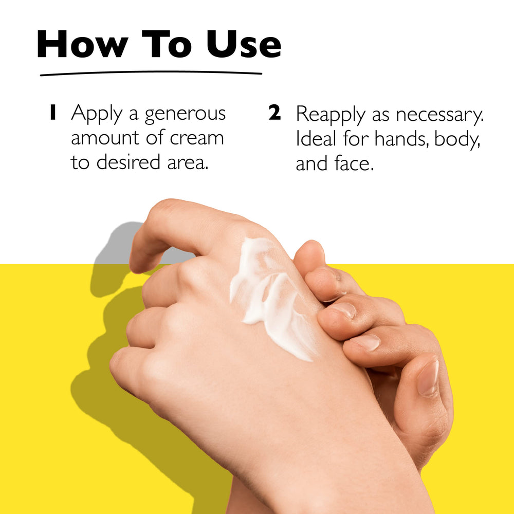 Bach Rescue Cream fragrance-free label shown, suitable for sensitive skin routines.