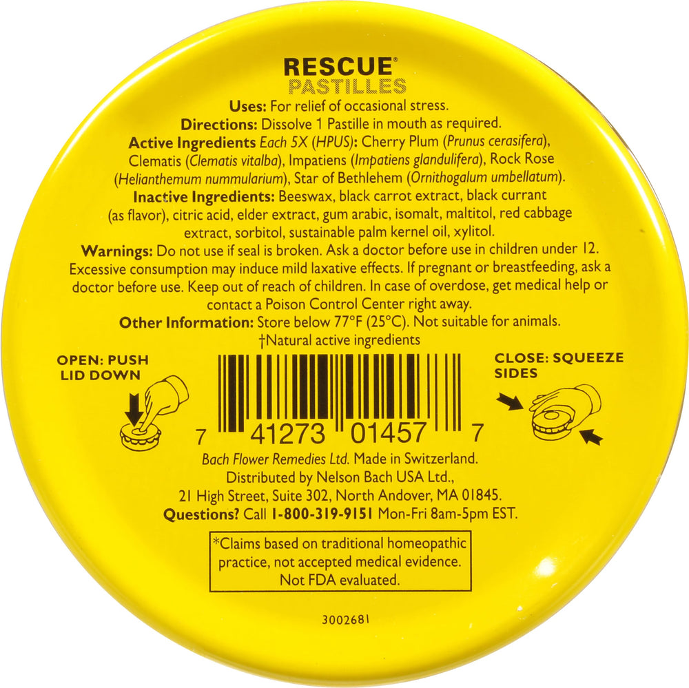 Ingredients card noting gluten-free and vegetarian formulation