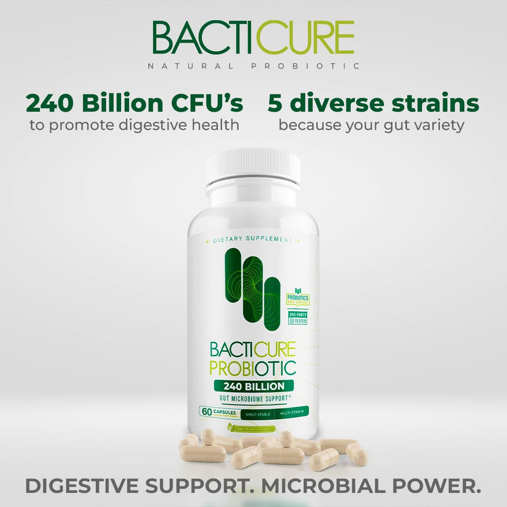 BACTERIUM PLUS Bacticure label detail reveals ingredients and quality promise