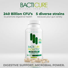BACTICURE packaging box and booklet, premium presentation