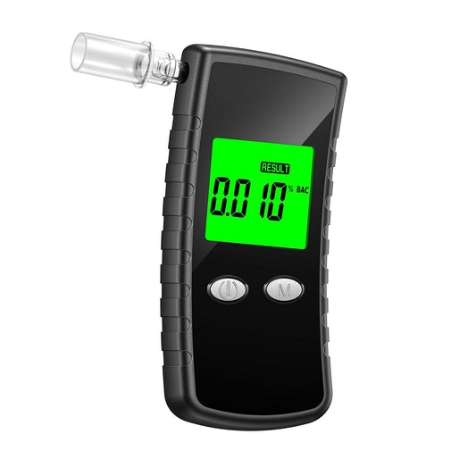 BACZGIF Breathalyzer LCD display shows precise BAC readings clearly.