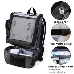 BAGSFY Oxygen Backpack padded straps for comfortable all-day carrying.
