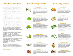 Bahlake Brain New Tea packaging and label on a shelf.