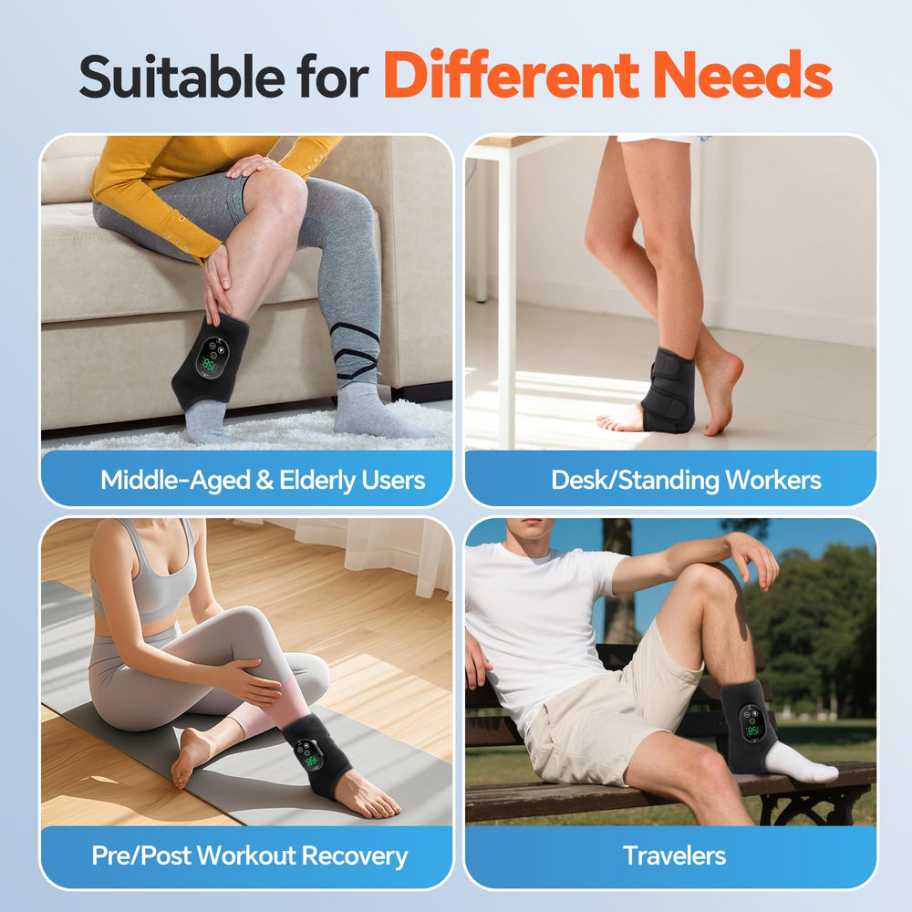 BAISEMAIN ankle heating pad controls for customizable warmth