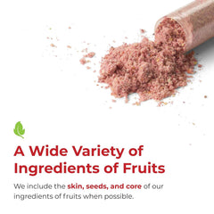 Balance of Nature fruits supplement capsule closeup shows vegan, clean formula.
