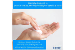 Balneol packaging label close-up shows five 3 oz bottles value pack