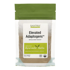 Banyan Botanicals Elevated Adaptogens bottle of moringa powder for balanced energy