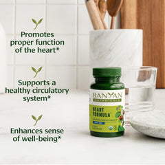 Hawthorn berry blend in Banyan Heart Formula tablets for heart support