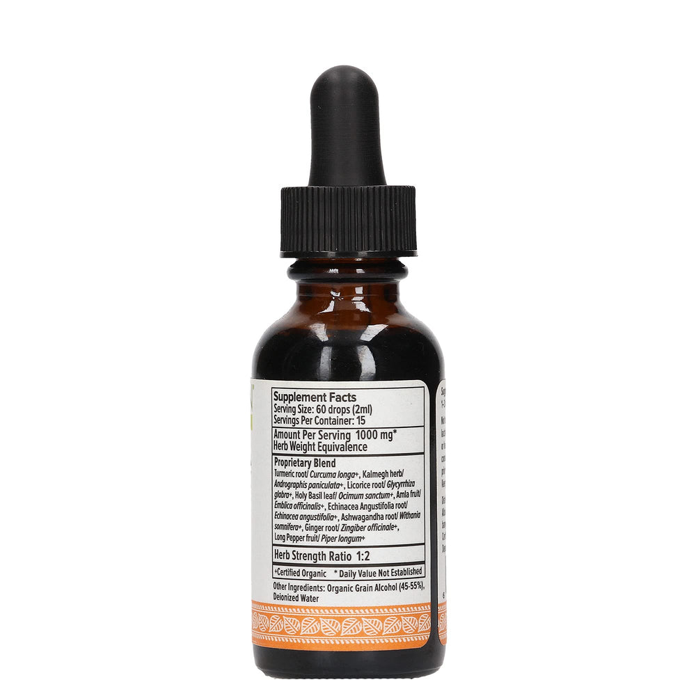 Packaging of Banyan Botanicals Immune Strong emphasizing sustainability and ethics