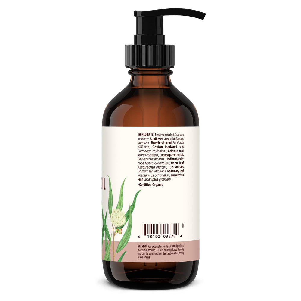 Banyan Botanicals Kapha Oil in an 8 oz bottle for everyday self-care.