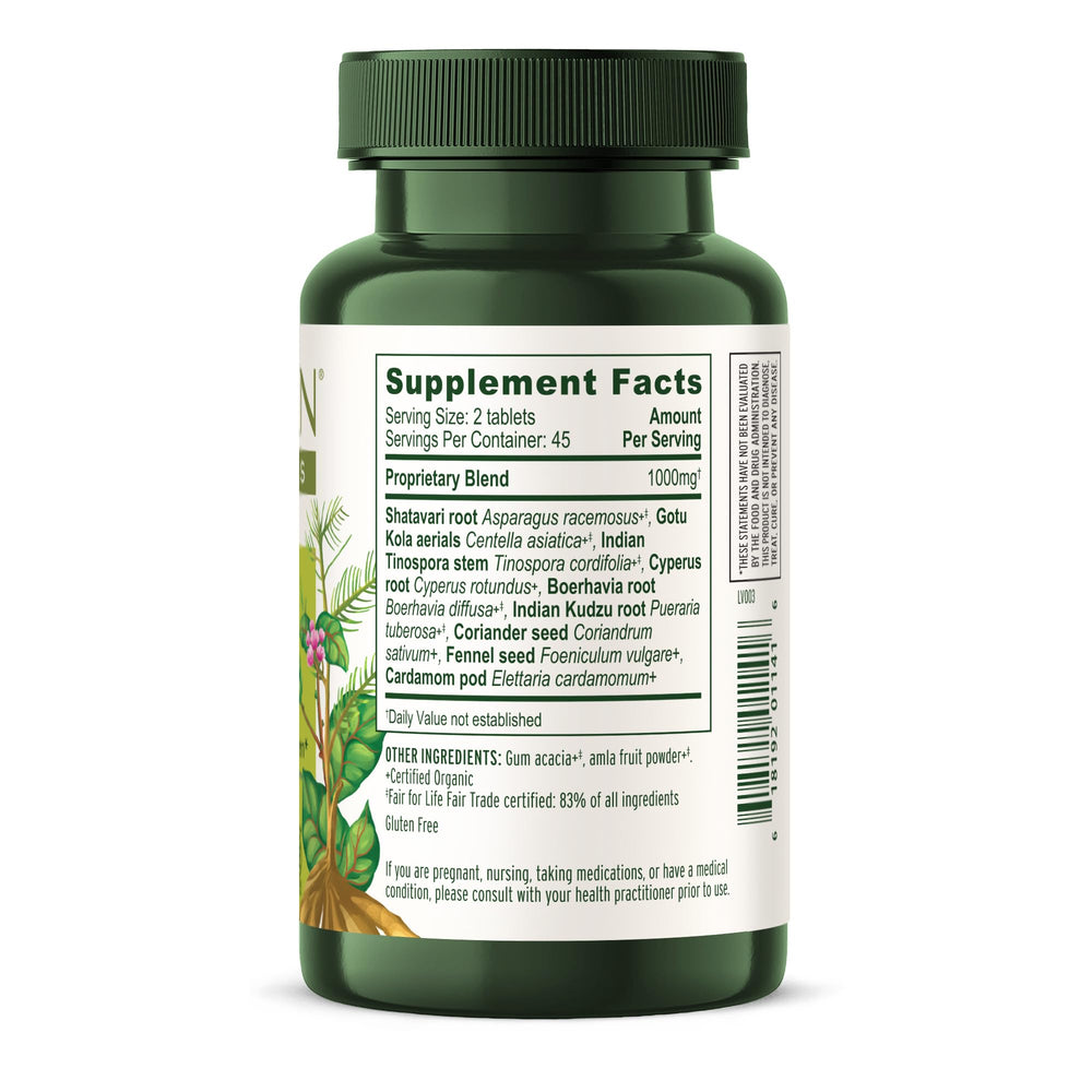 Banyan Botanicals product shot featuring Women's Support blend for gentle balance.