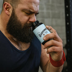Bardown Smelling Salts compact gym-bag design stays portable for athletes.