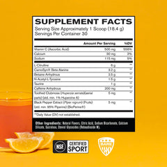 BARE PERFORMANCE NUTRITION BPN Flight can closeup highlighting Infinergy blend for smooth energy.