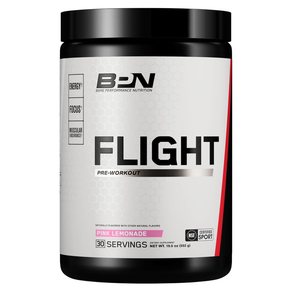 BARE PERFORMANCE NUTRITION BPN Flight packaging front for quick pre-workout energy and focus.