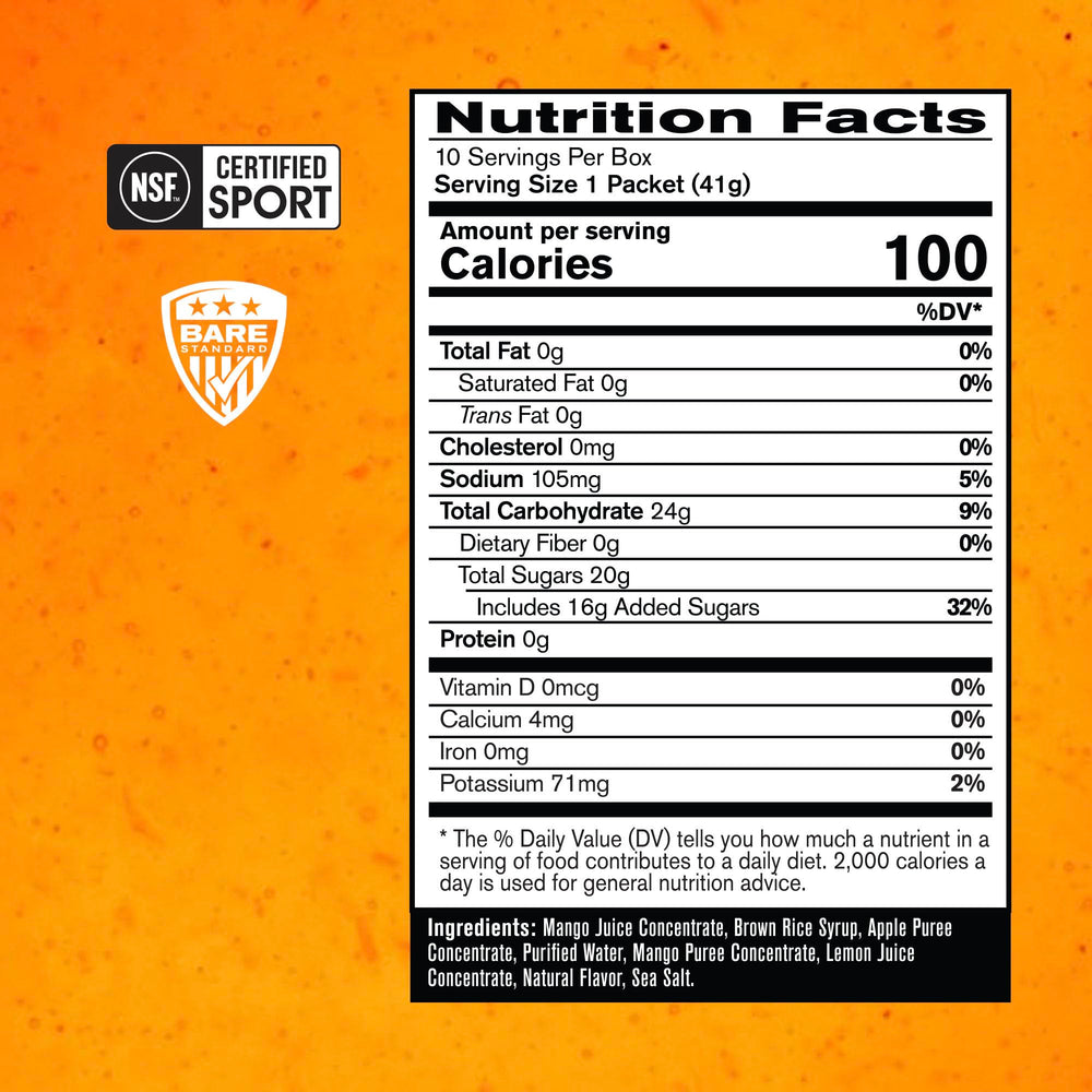 BARE PERFORMANCE NUTRITION BPN Go Gel Endurance tube close-up for quick run energy.