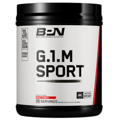 BARE PERFORMANCE NUTRITION G.1.M Fruit Punch tub supports endurance fueling.