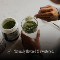 Turmeric accent in Strong Greens reflecting warm, earthy notes