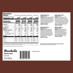 Barebells cookies & cream bar close-up showing creamy texture and flavor.