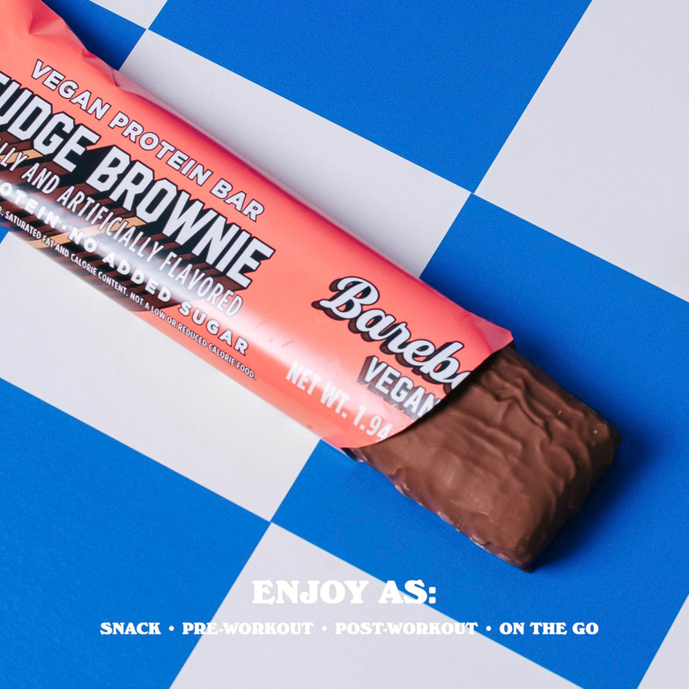 Barebells bar ingredients include soy, pea, and rice protein.