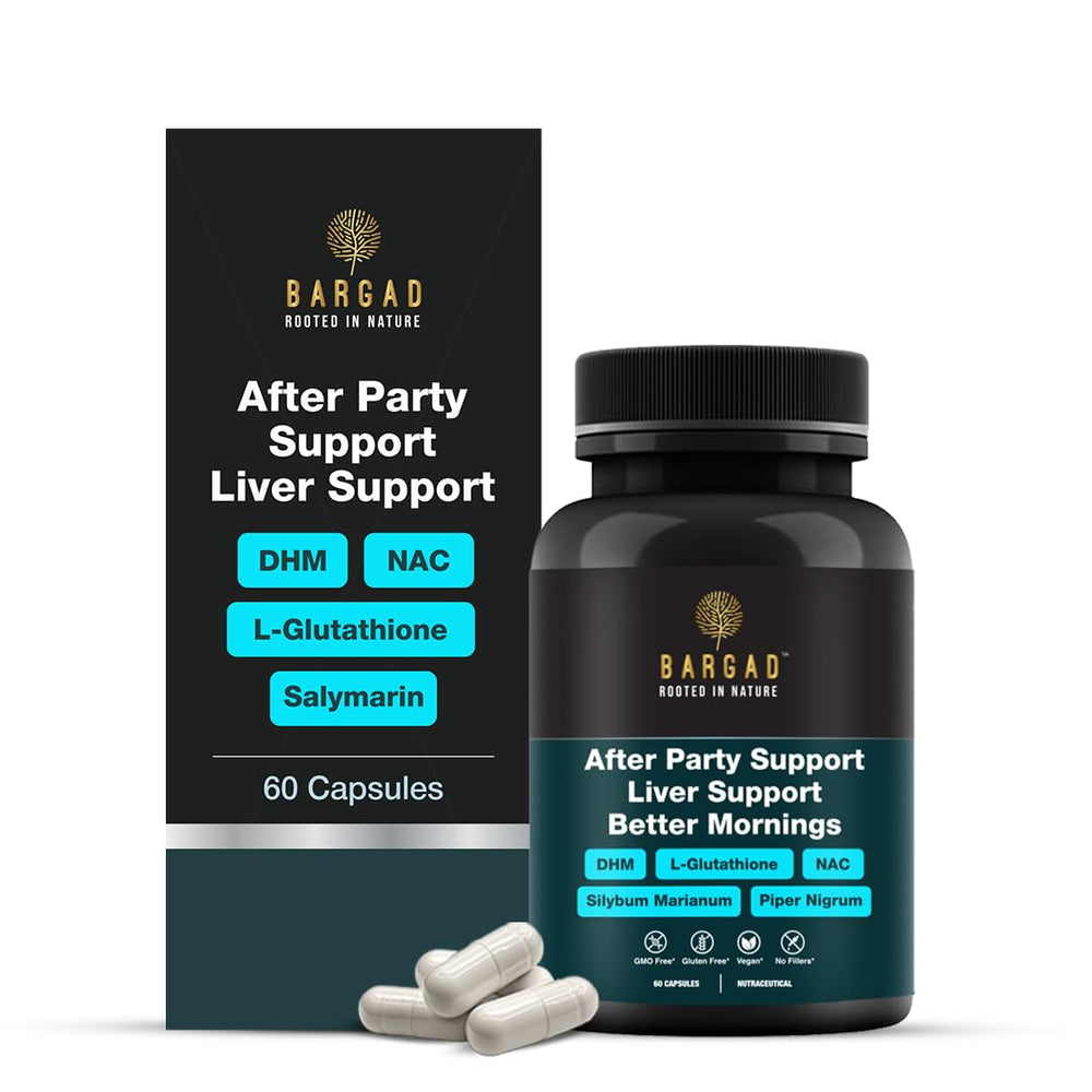 Bargad DHM Metabolic Balance bottle pour for post celebration support