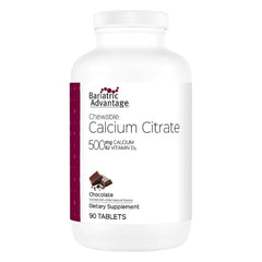 Bariatric Advantage calcium citrate chewables bottle for post-surgery bone support