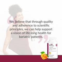 Hands holding Bariatric Advantage Ultra Solo chewable illustrates daily use.