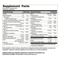 Bariatric Advantage berry flavor chewables displayed for a tasty daily routine