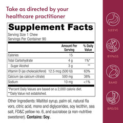 Bariatric Advantage sugar-free chewy bites individually wrapped for on-the-go use