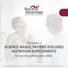 Bariatric Advantage Ultra Multi Without Iron label shows 270 capsules for daily support.