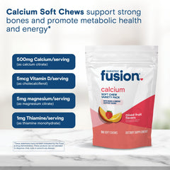 Fruit flavored Bariatric Fusion calcium chews suggesting an enjoyable routine