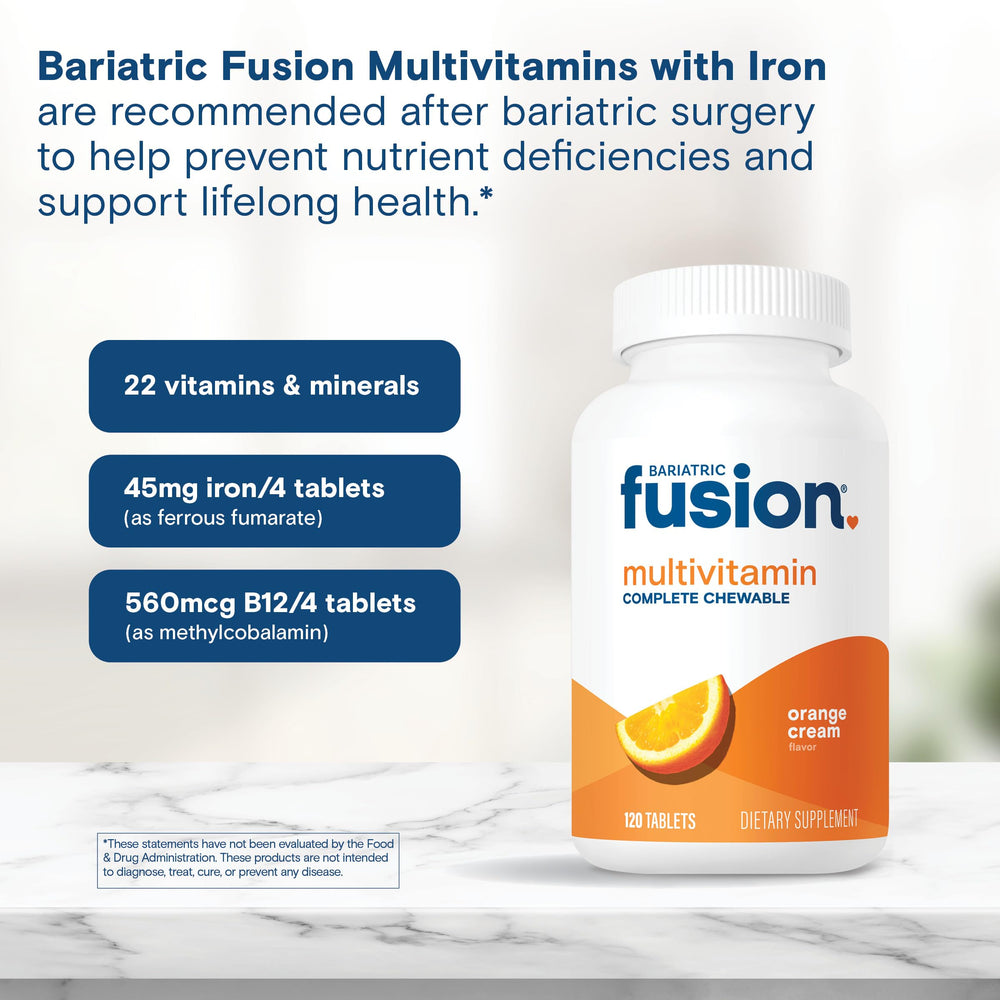 Close-up of iron-rich multivitamin tablets for nutrition support